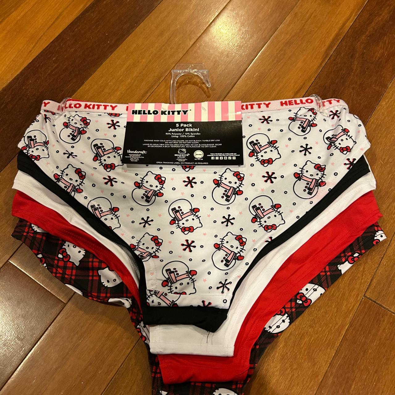 LARGE 5 pack Hello Kitty christmas bikini underwear.... - Depop
