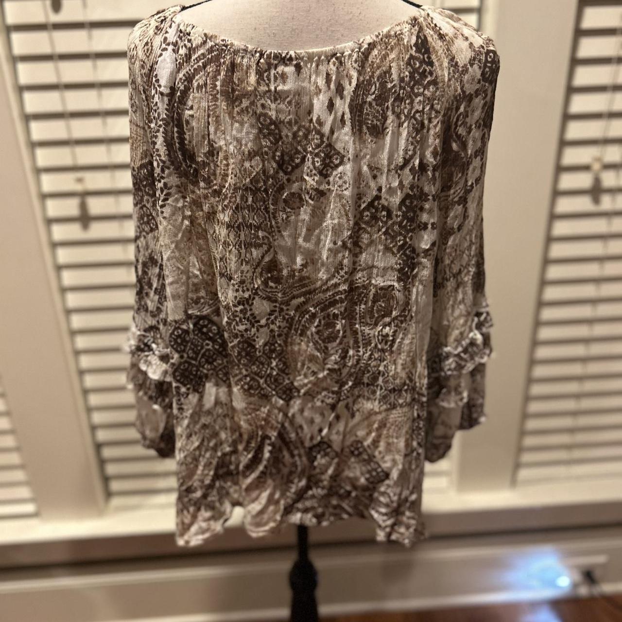 Ruby Rd. Women's Blouse - Brown/Multi - XL – Ruby… - image 2