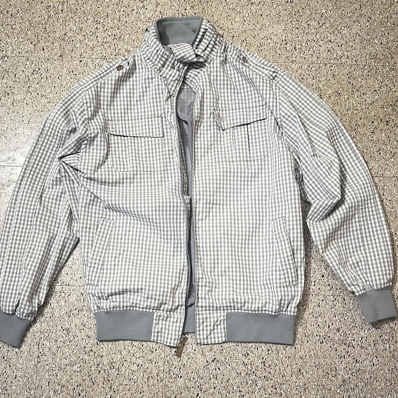 Men's Bomber Jacket - Grey/Multi - XL – Basic cod… - image 1