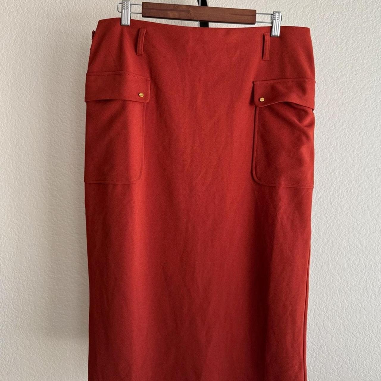 Source Unknown Women's Skirt - Red - L – Rust Red… - image 1