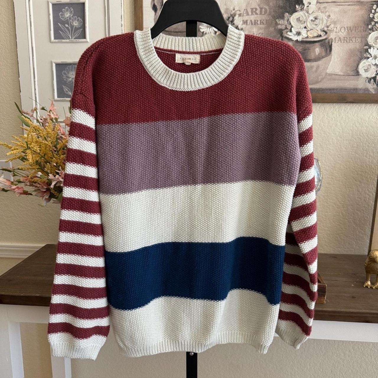Source Unknown Women's Sweater - Red/Purple - L –… - image 1