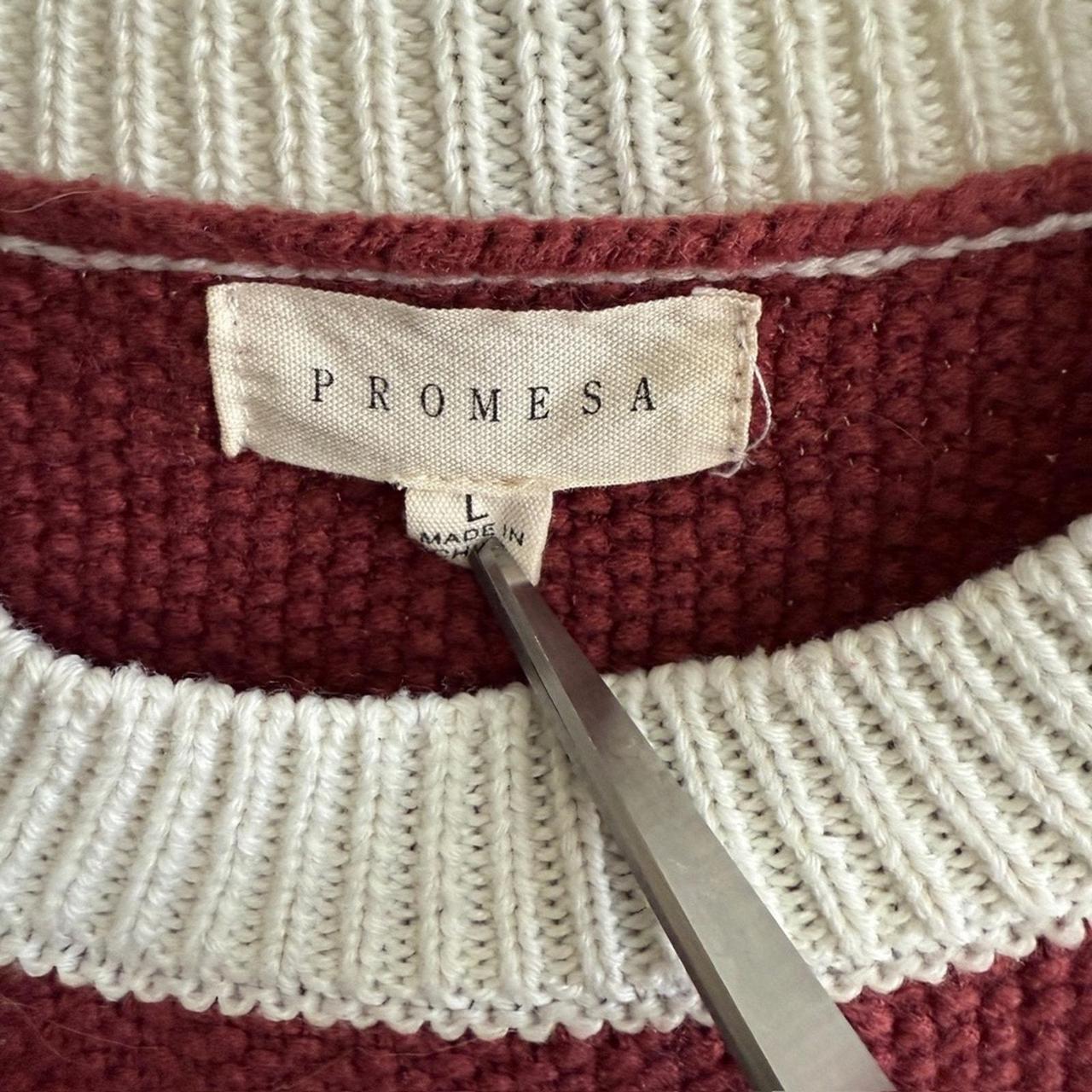 Source Unknown Women's Sweater - Red/Purple - L –… - image 3