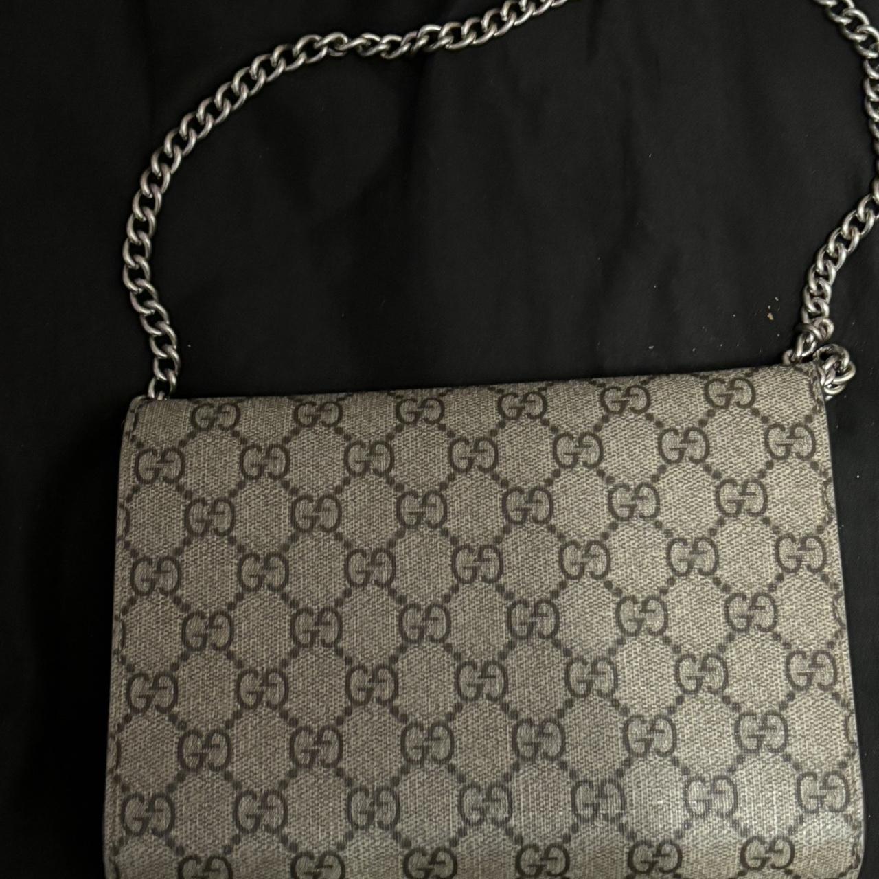 New Authentic Gucci Metallic Leather Glitter Bow Wristlet Clutch Purse $780  | eBay