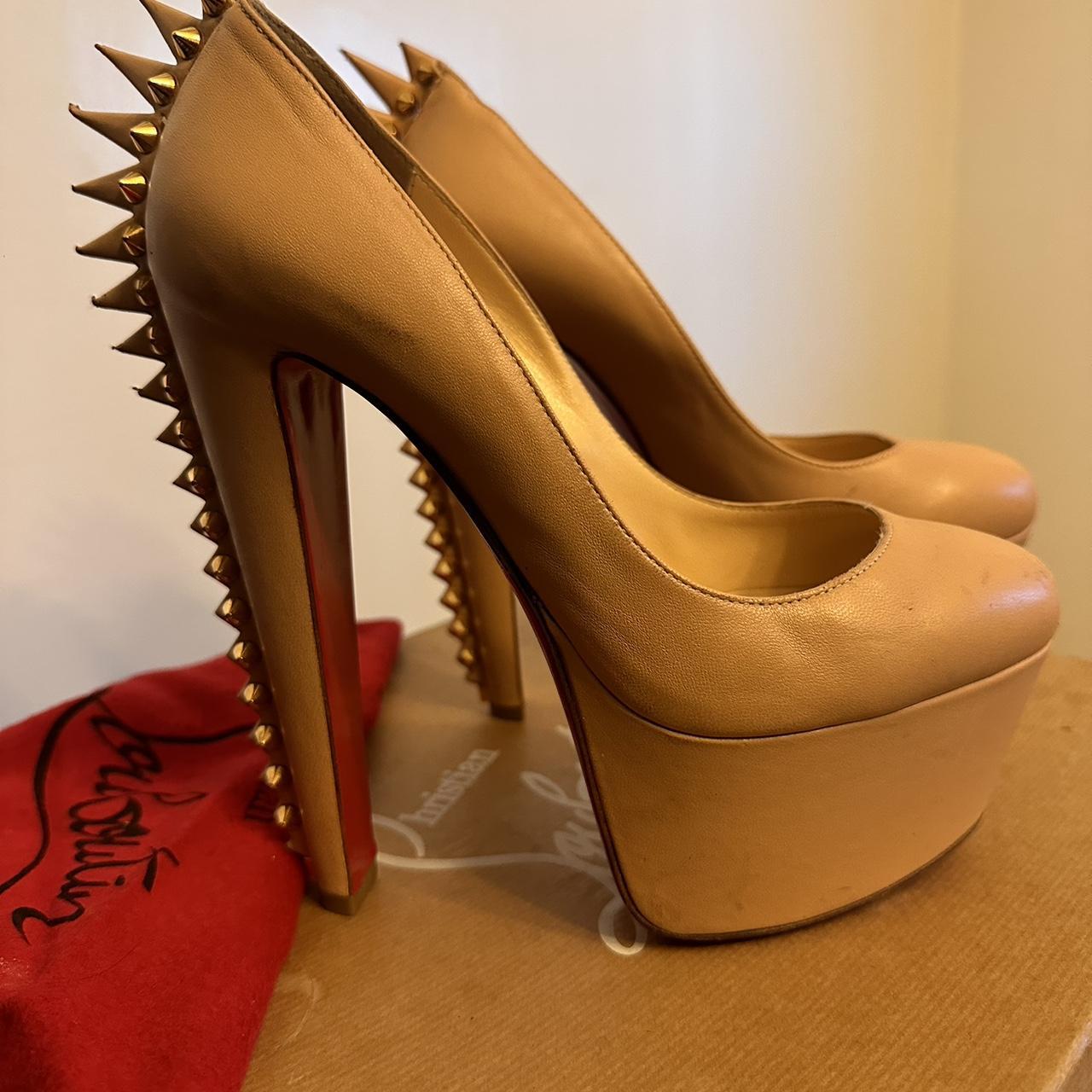 靴 Christian Louboutin/37 2/1 Miss Z - 80 mm Pumps - Patent calf leather - Black - Women