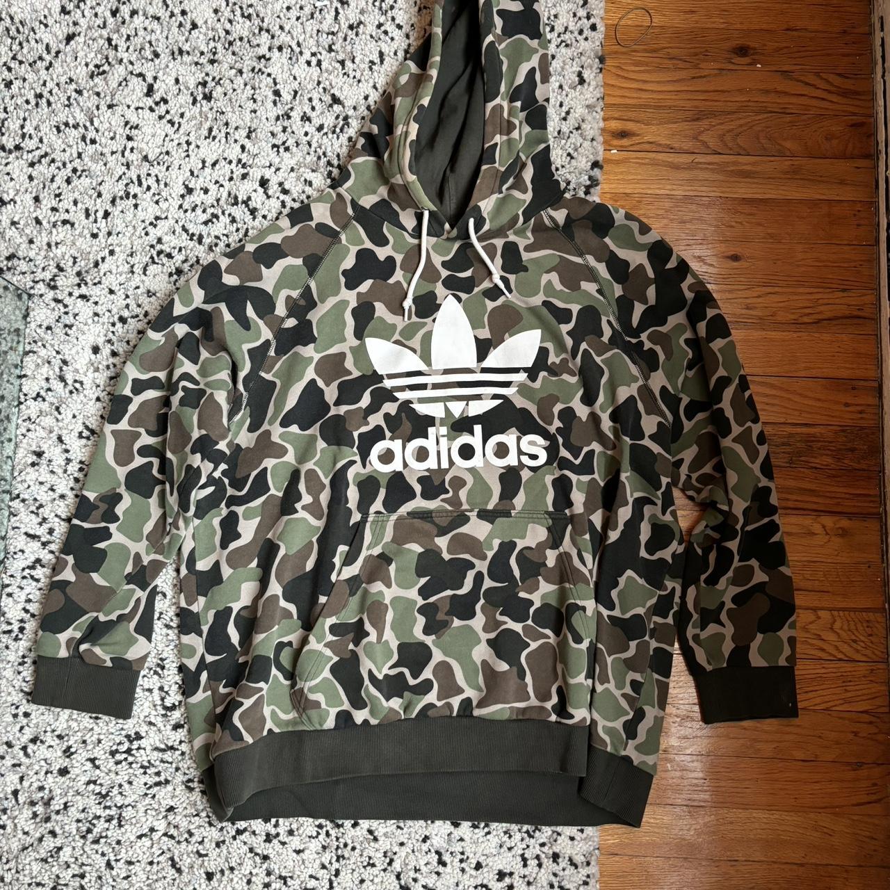 Camo adidas hoodie womens deals