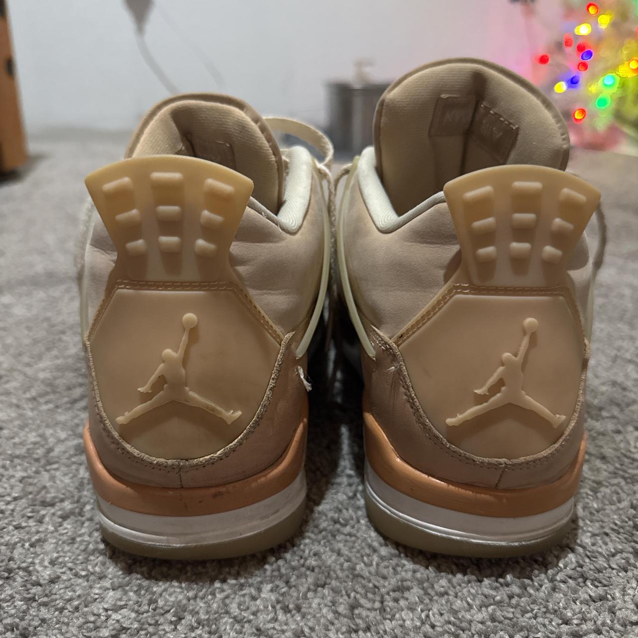 jordan 4s tan and white