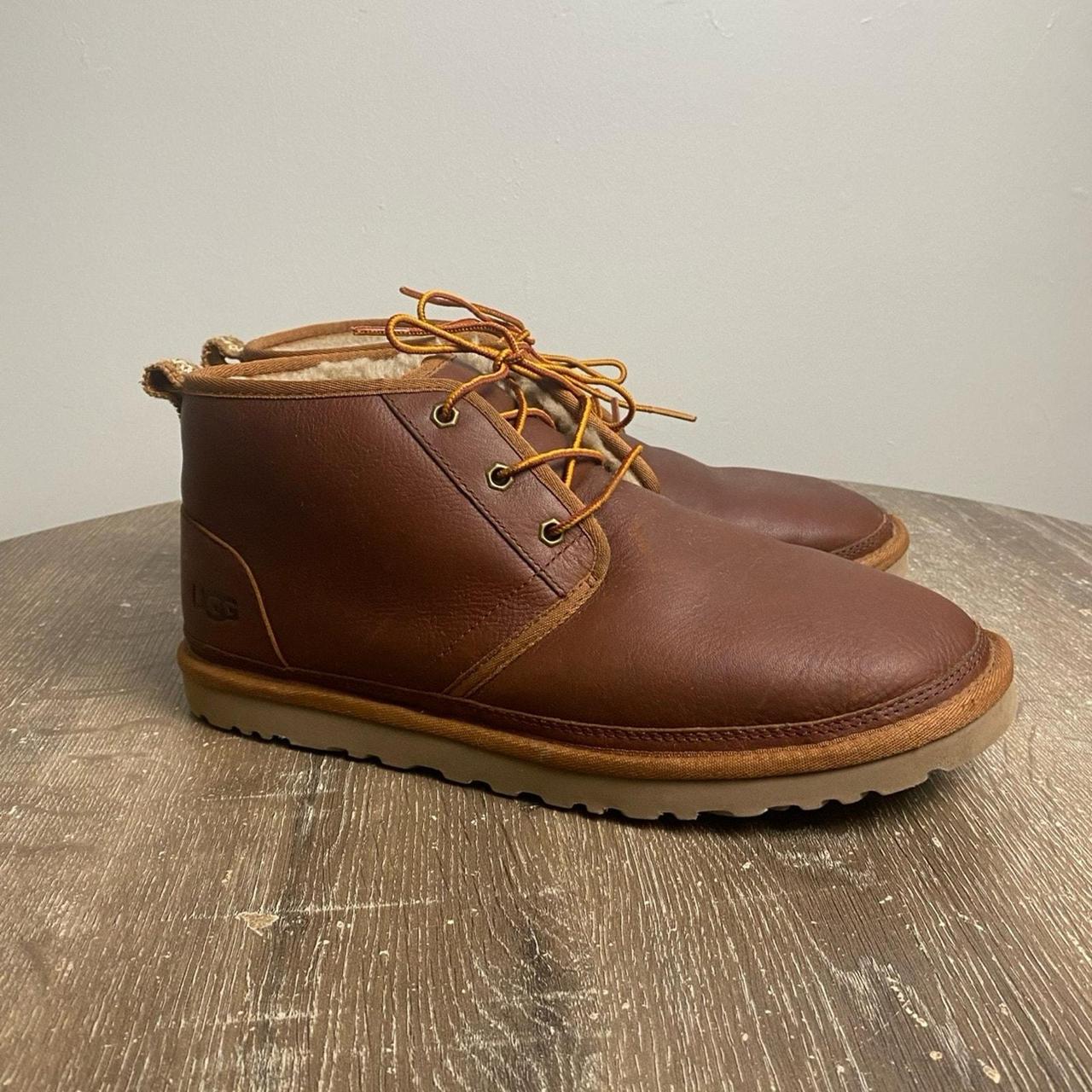 UGG Australia Neumel Leather Chestnut Boots . Depop