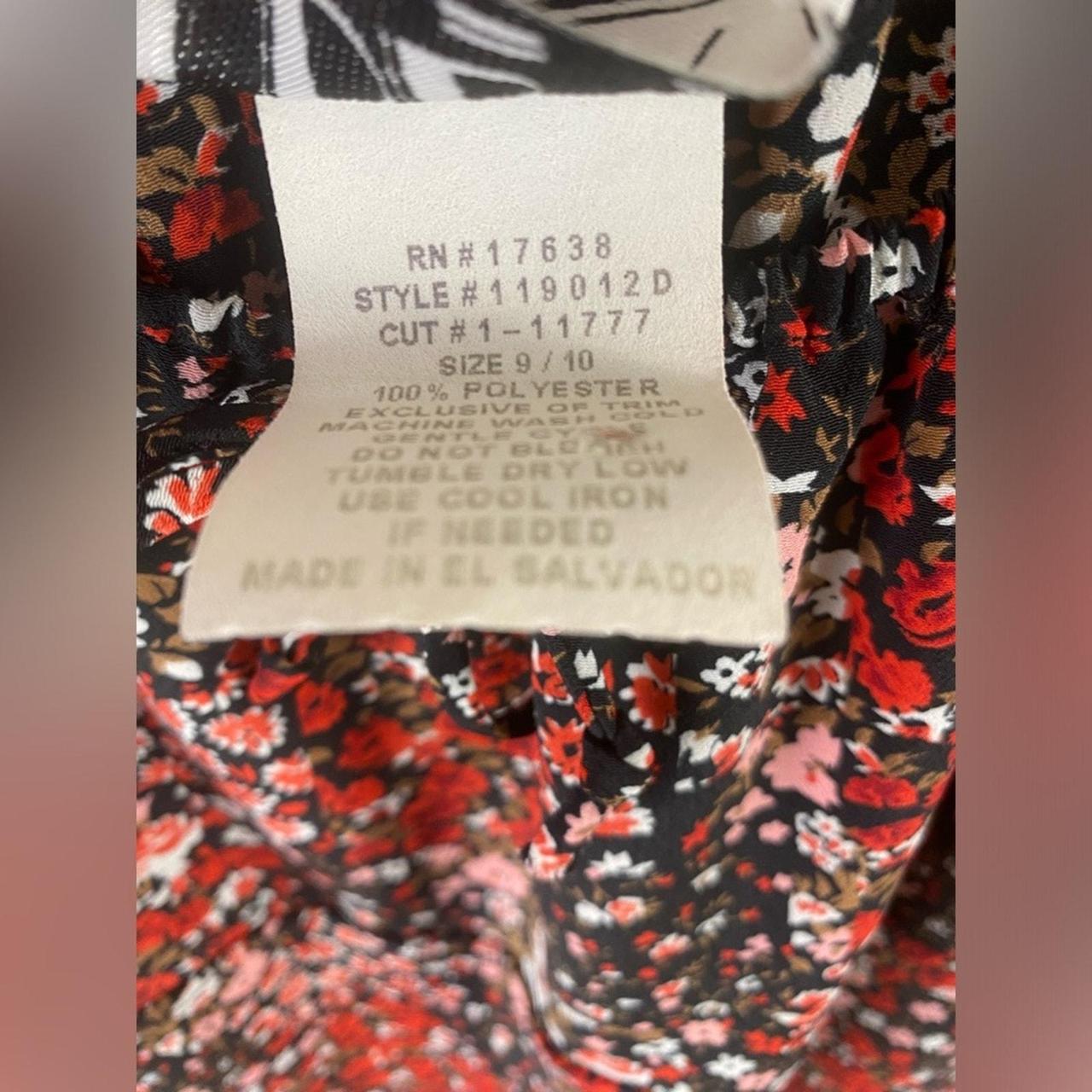 DBY Ltd. Floral Dress Juniors Size 9/10- fits like a... - Depop