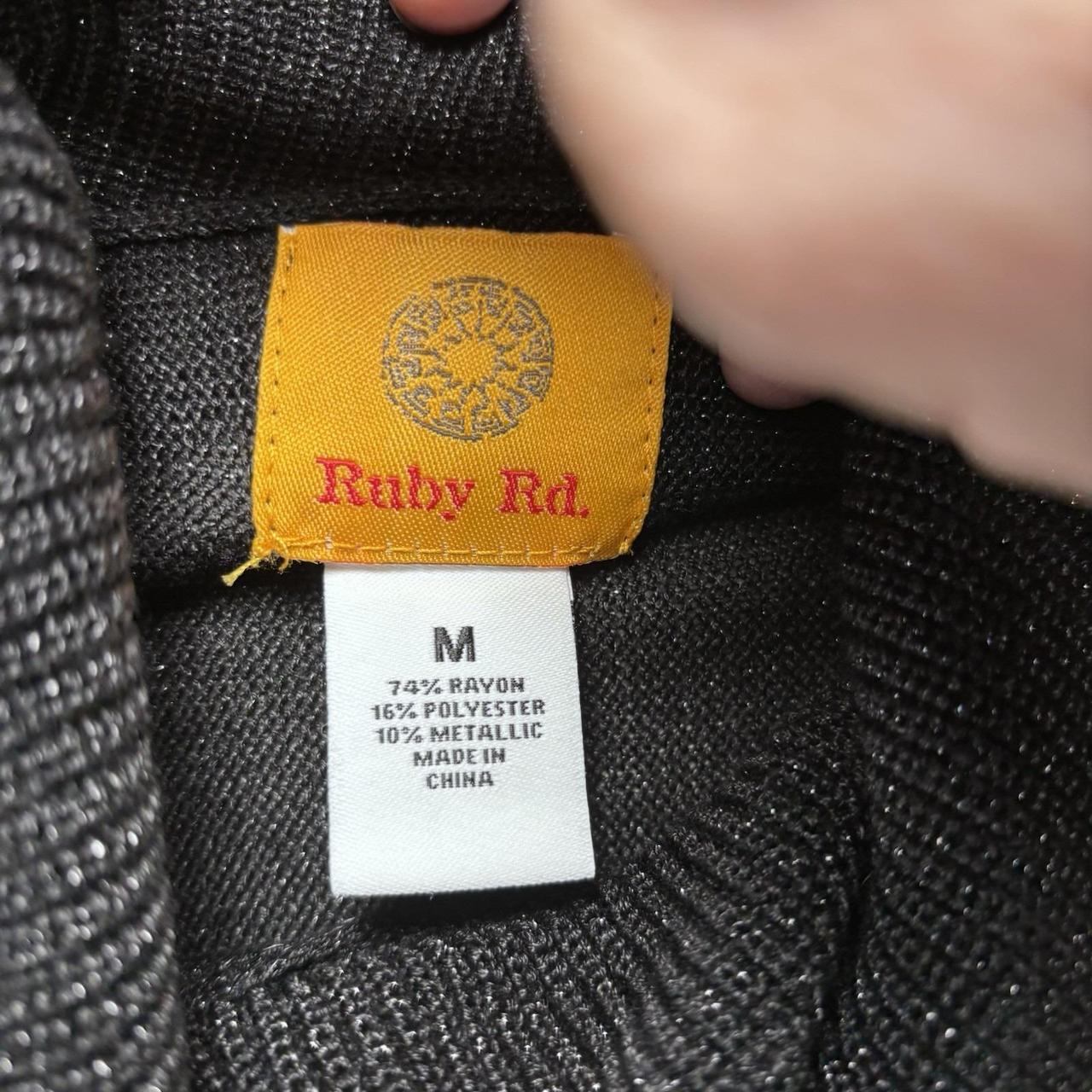 Ruby Rd. Women's Sweater - Black - M – Ruby Rd. E… - image 4