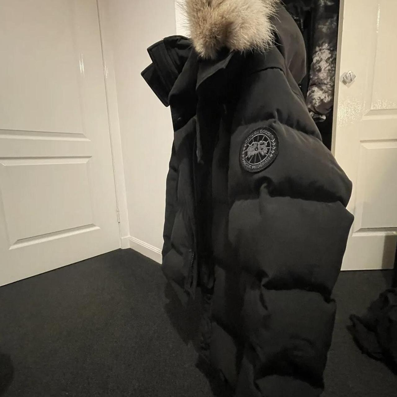 Canada Goose Wyndham Black Badge Condition :... - Depop