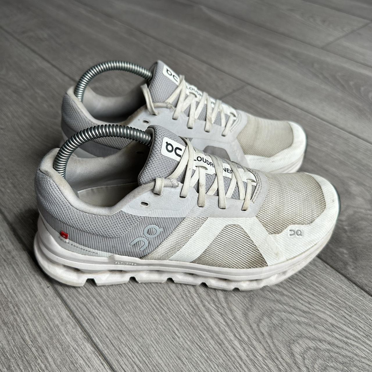 Cloud Ladies White Mesh Trainers Uk On Cloud White – Size Run