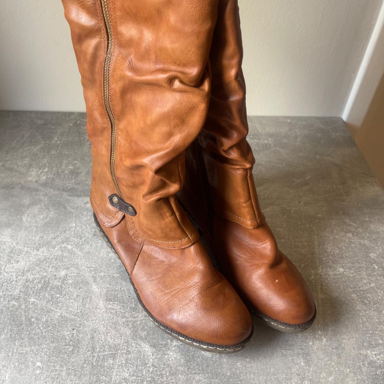 rieker tan boots
