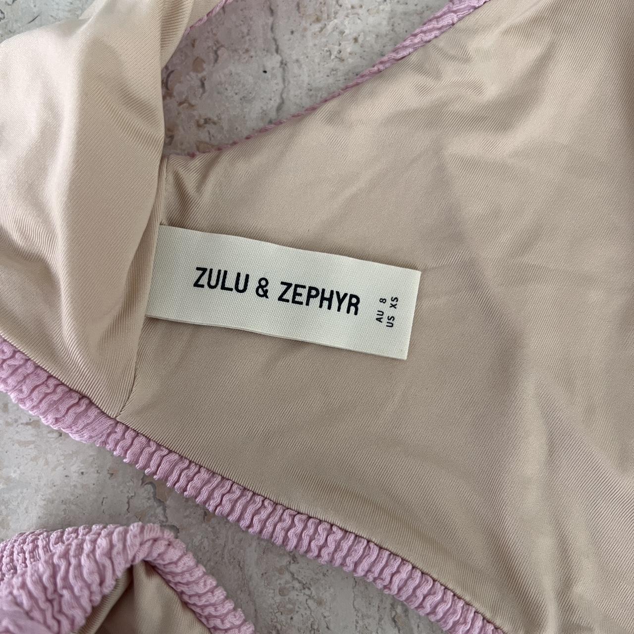 ZULU & ZEPHRY bubblegum pink bikini Size 8 top &... - Depop