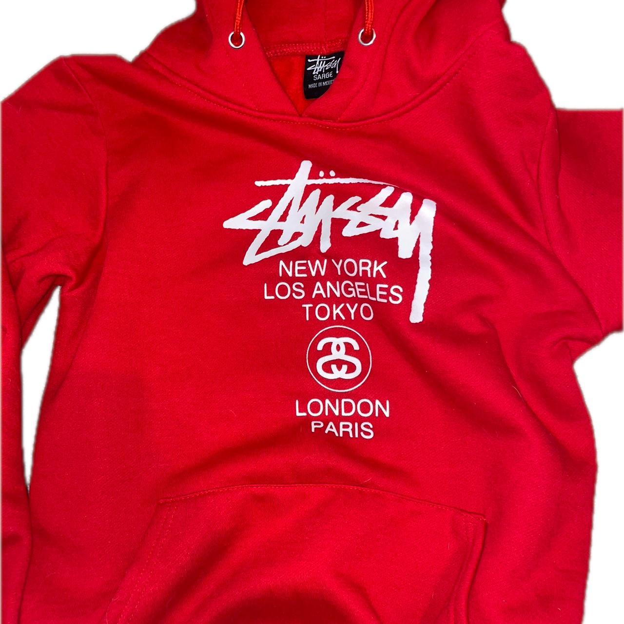 Stussy World Tour Hoodie. Never worn was wrong size. Depop