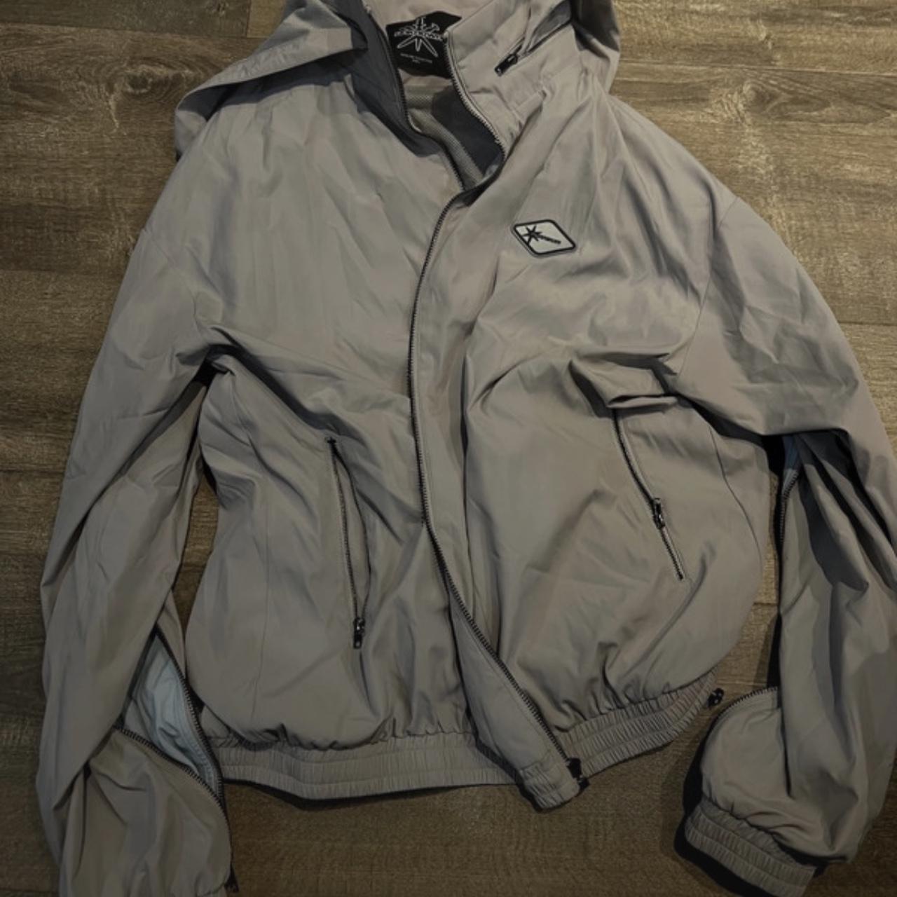 Unknown London light grey and blue tracksuit and... Depop