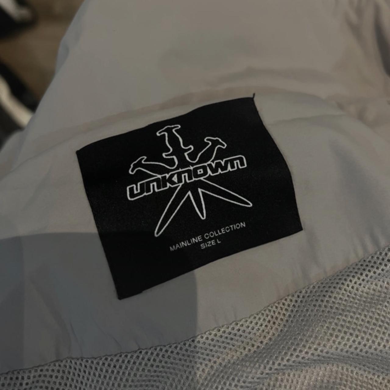 Unknown London light grey and blue tracksuit and... Depop