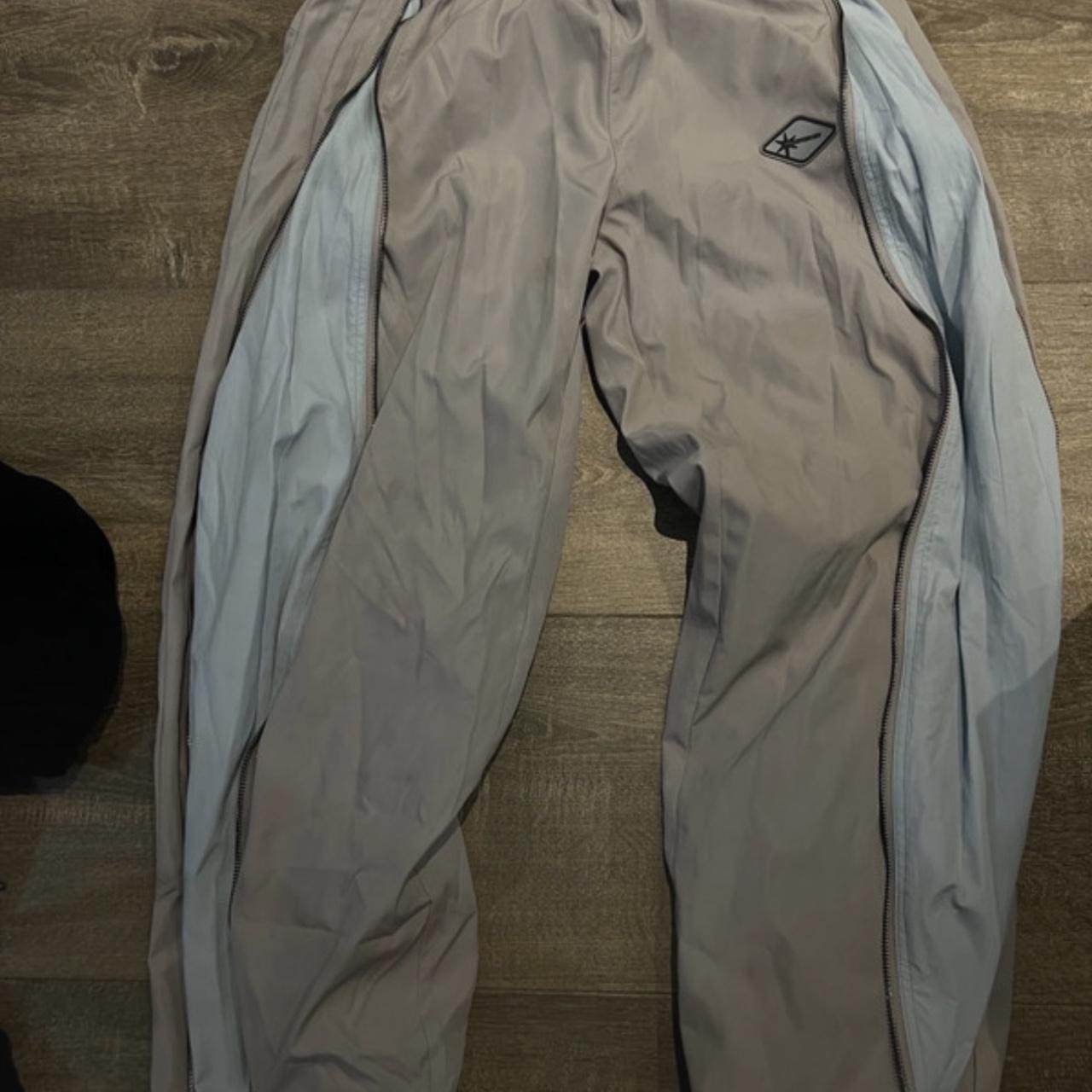 Unknown London light grey and blue tracksuit and... Depop