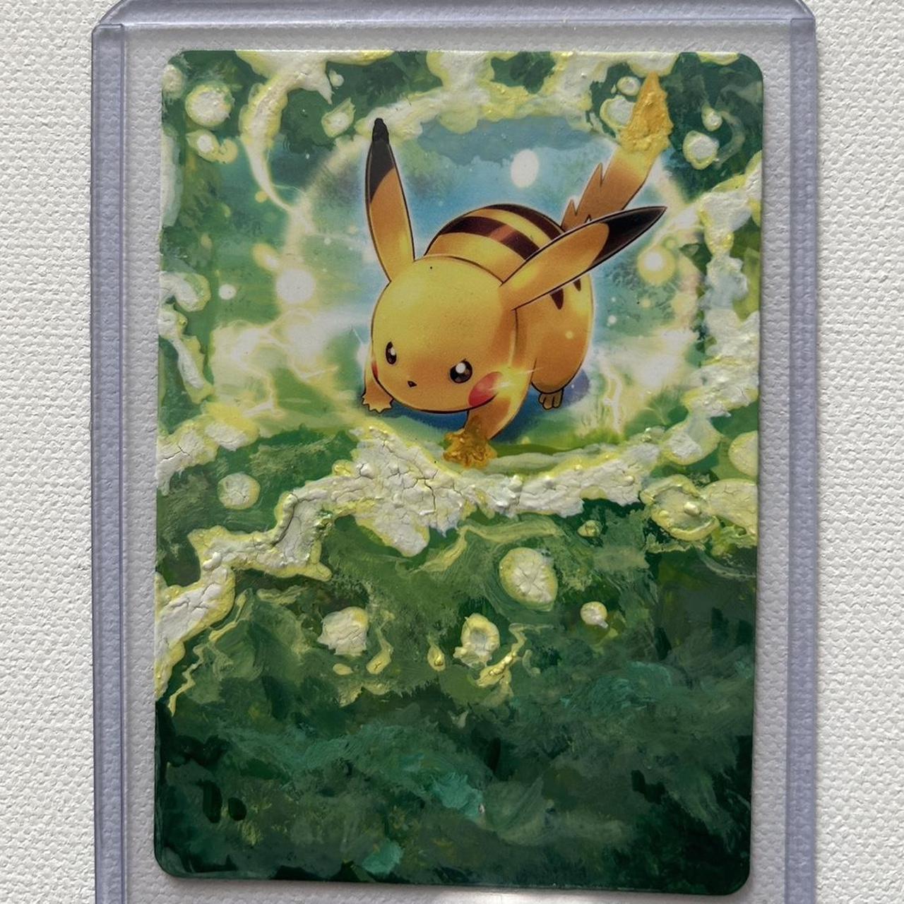 ②complete pokemon ART色紙　ミニ色紙　当時物 pikachu ポケモン ミニ色紙 ART ピカチュウ 箔押し - メルカリ