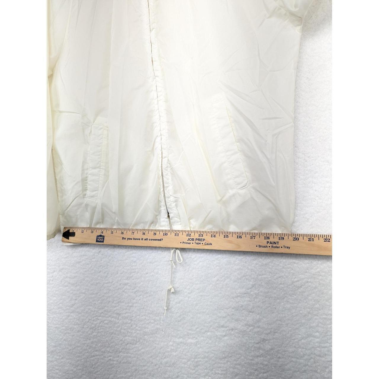Sears Women's Lightweight Jacket - White - L – Vi… - image 7