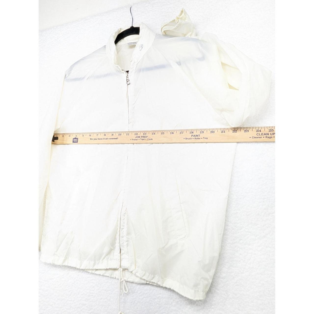Sears Women's Lightweight Jacket - White - L – Vi… - image 6