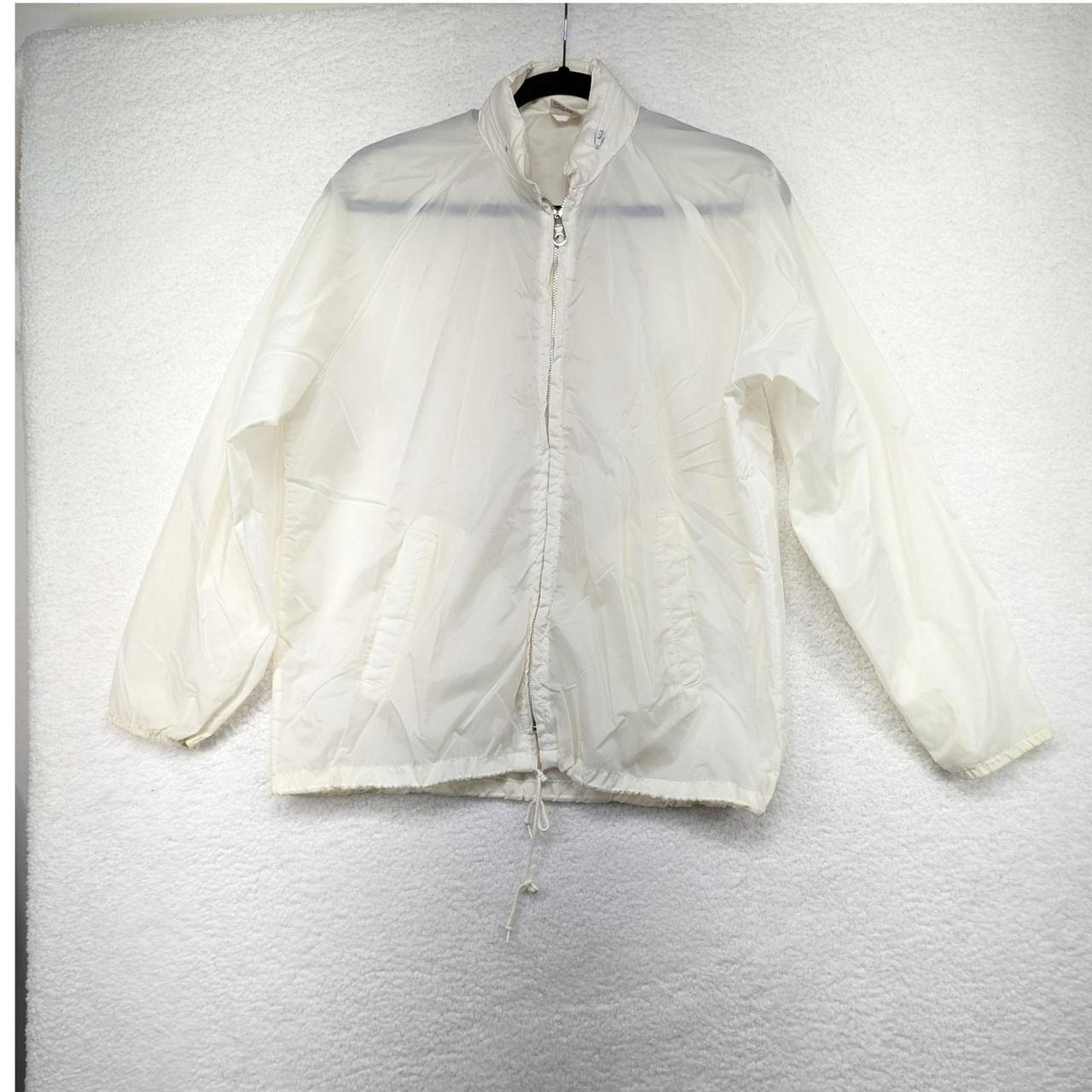 Sears Women's Lightweight Jacket - White - L – Vi… - image 1