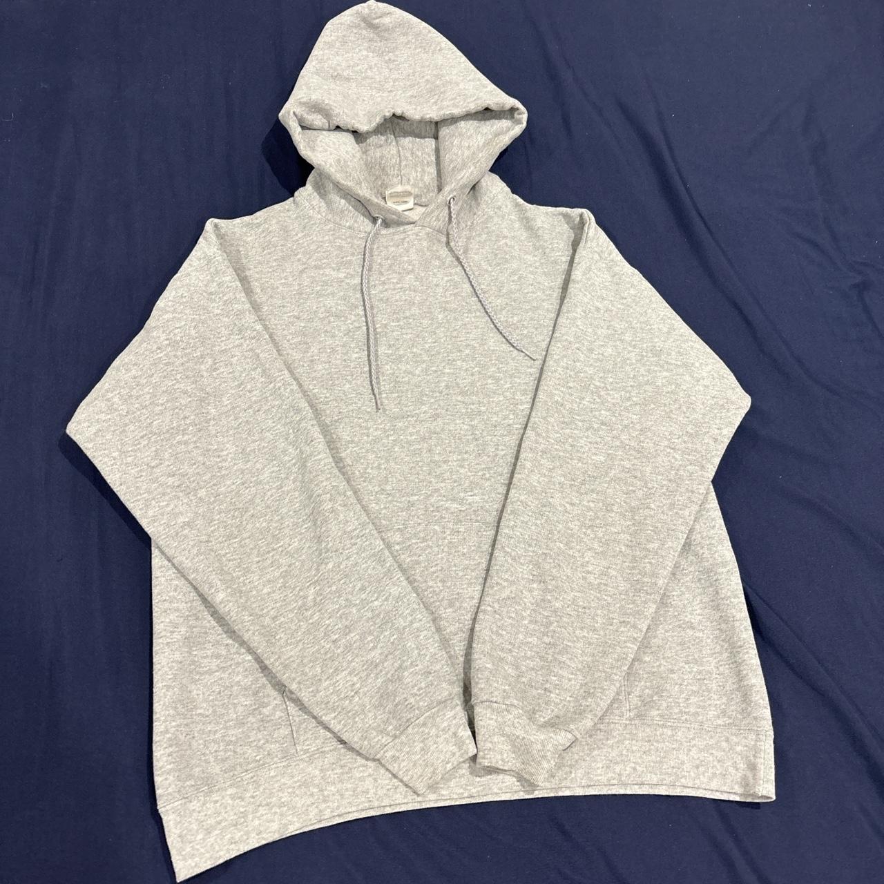 Plain light grey hoodie best sale