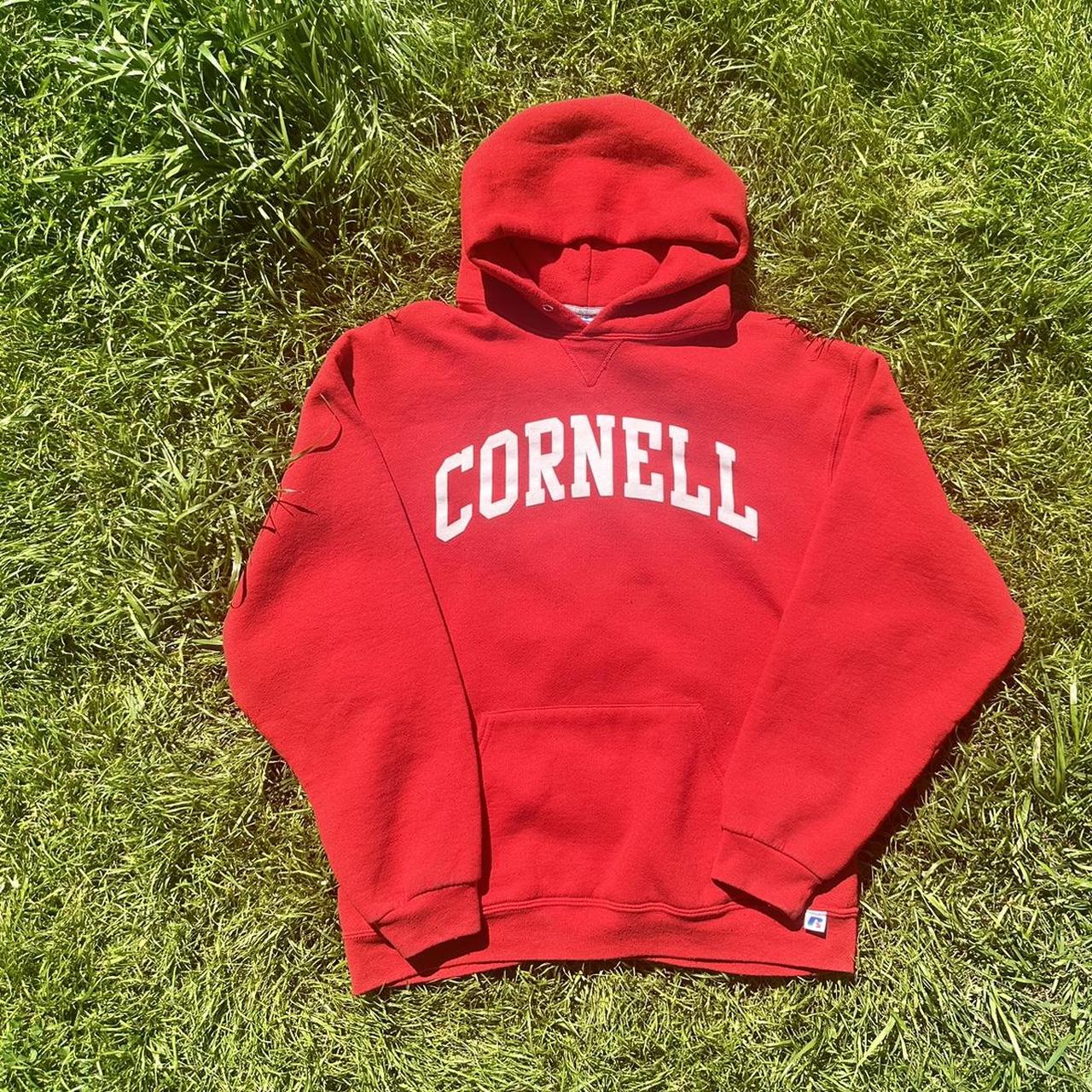 Vintage Cornell Russel Athletics hoodie Size... - Depop