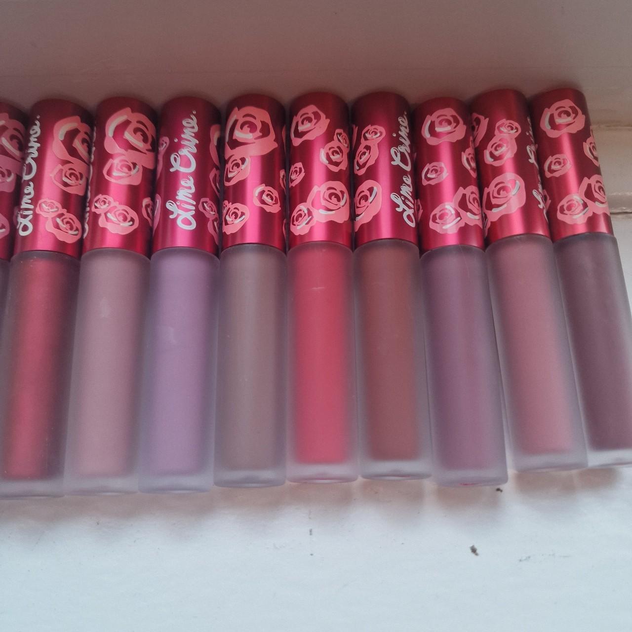 12 Lime crime liquid lipstick. Buy all for 30£ or 4£... - Depop