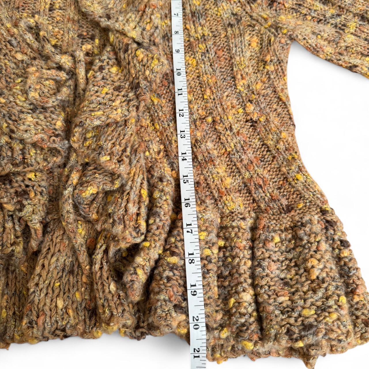 Ruby Rd. Women's Cardigan - Brown/Multi - L – Rub… - image 5