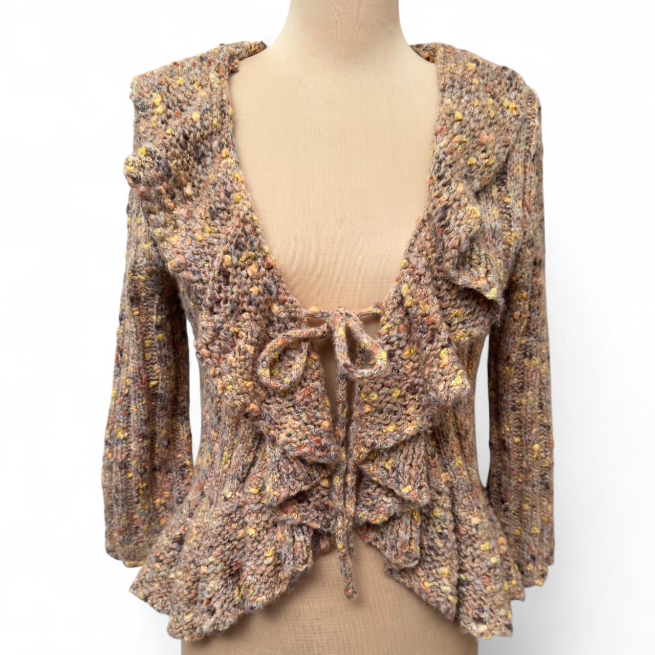 Ruby Rd. Women's Cardigan - Brown/Multi - L – Rub… - image 1