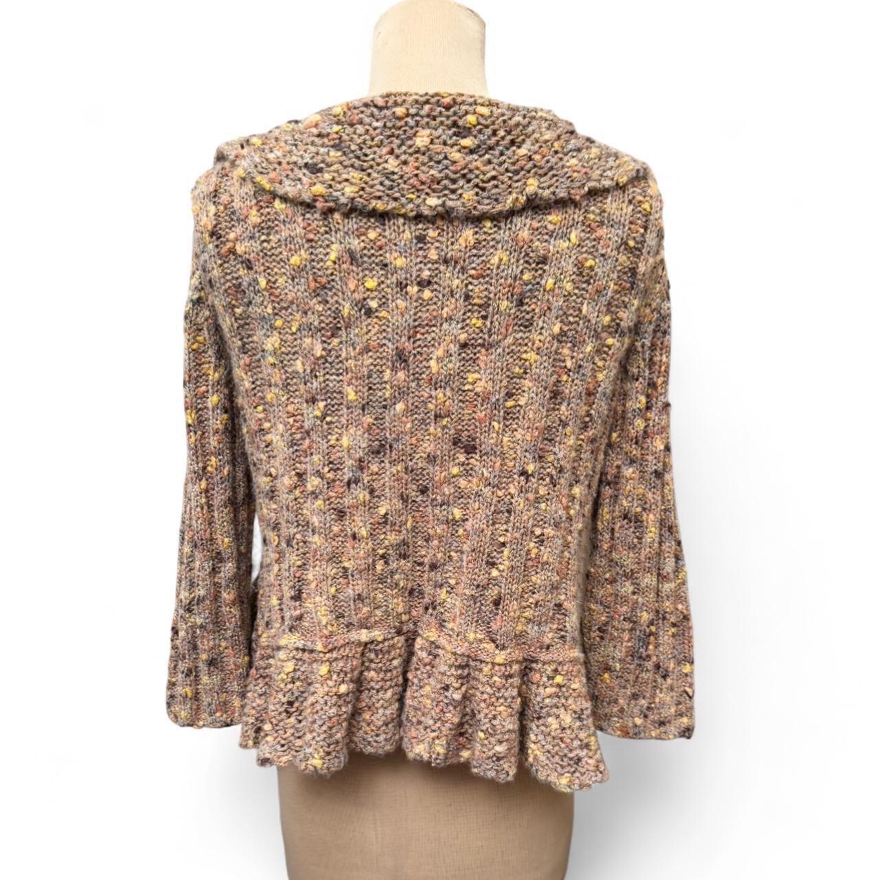 Ruby Rd. Women's Cardigan - Brown/Multi - L – Rub… - image 2