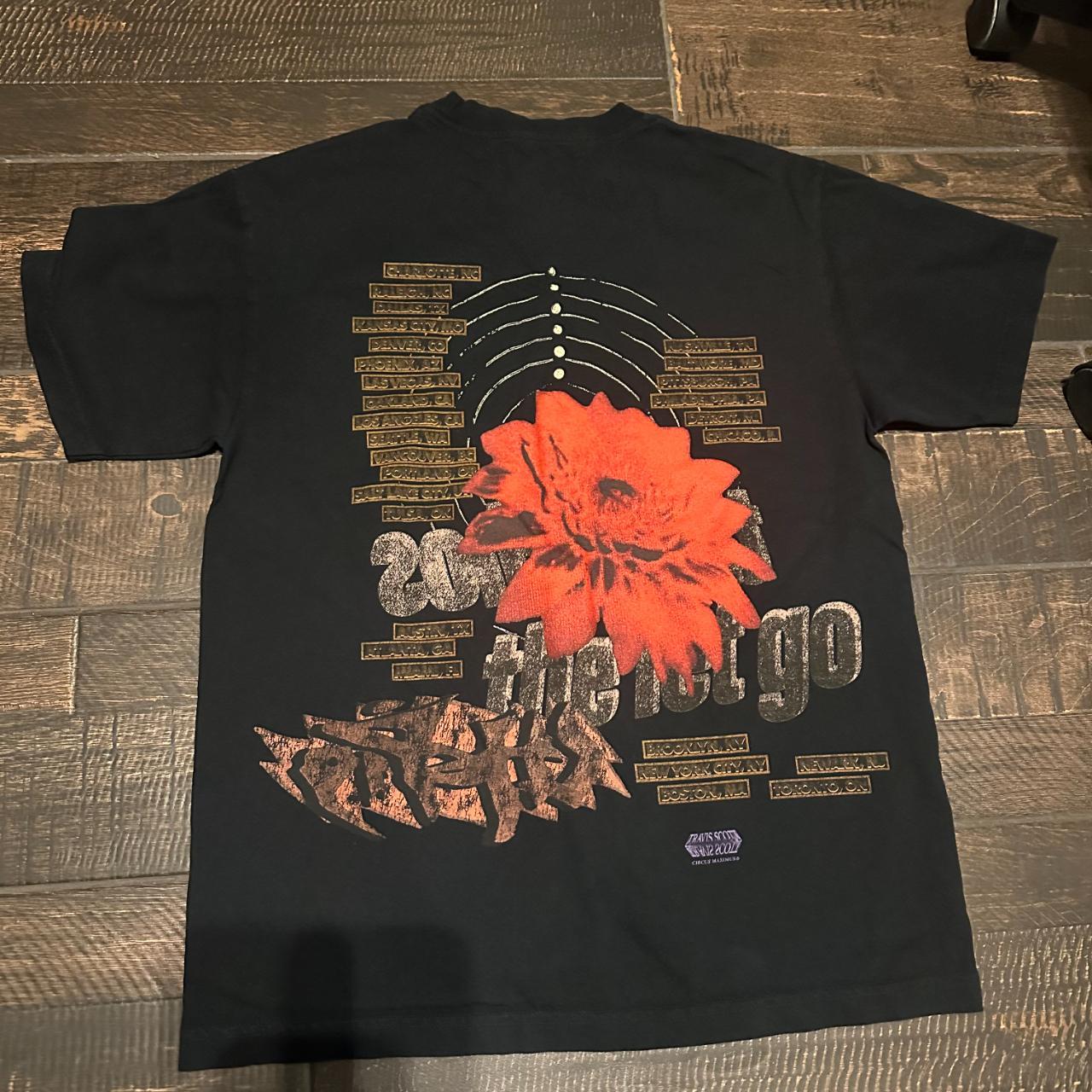 Travis Scott Tour Shirt Size M Perfect Condition Depop