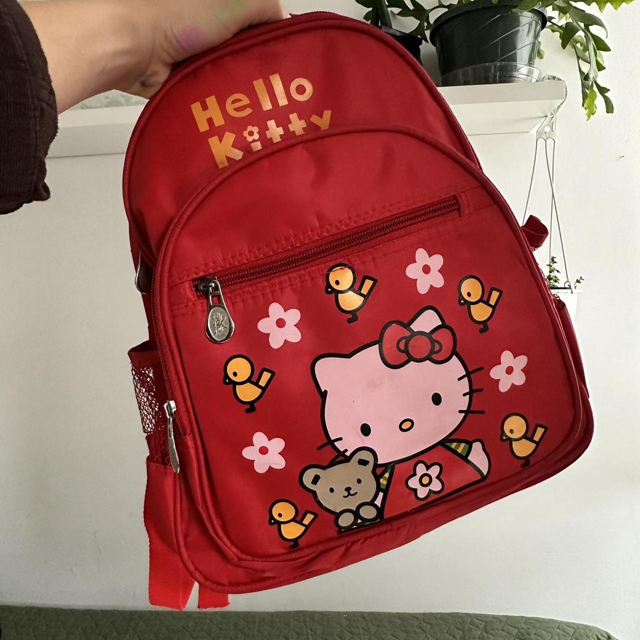 Red hello kitty discount backpack