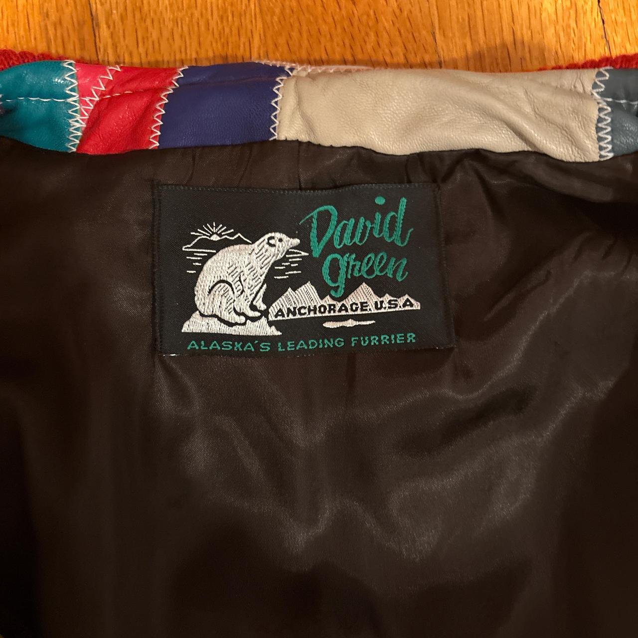 Men's Bomber Jacket - Multi - L – Multicolored le… - image 5