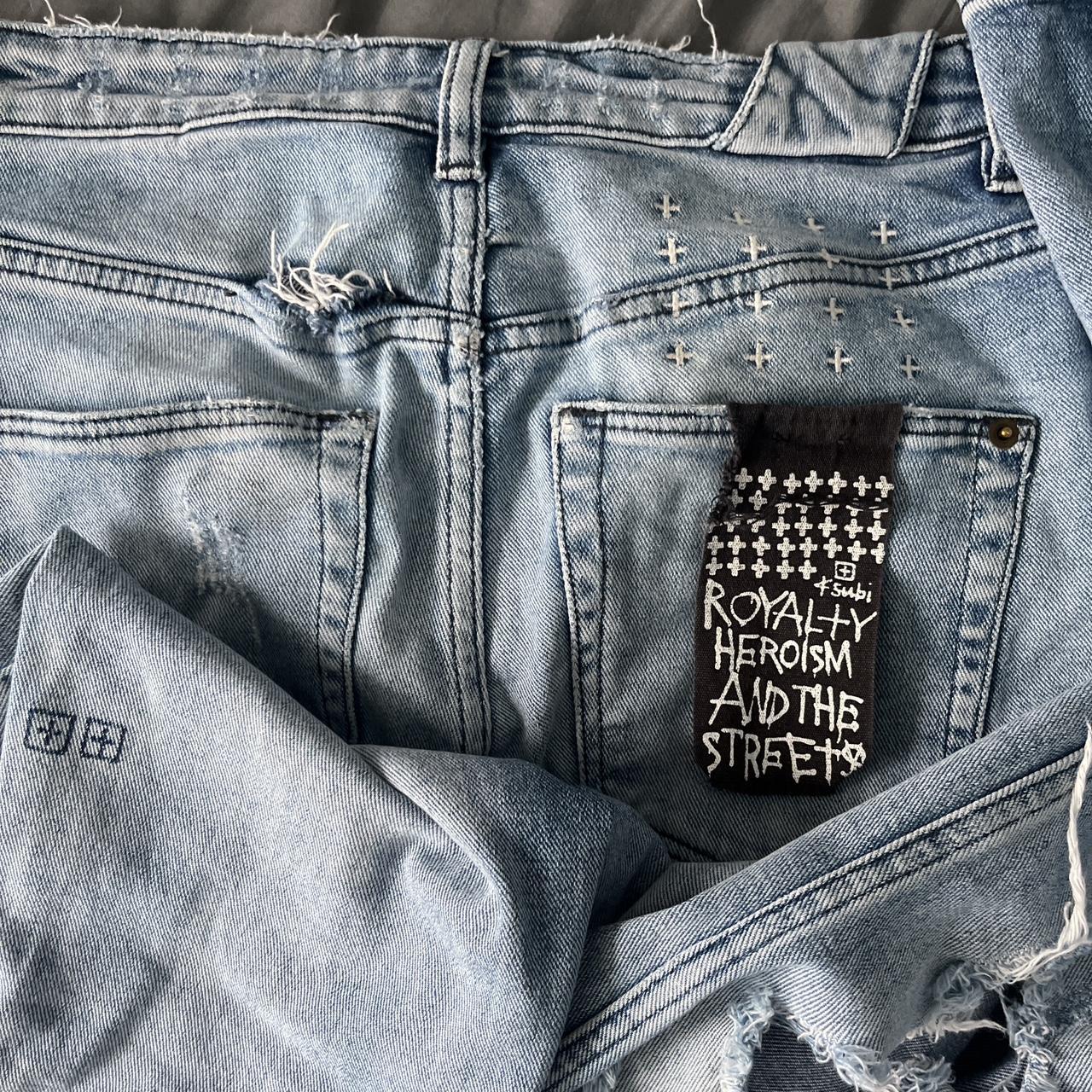 Ksubi Chitch Blue Ripped Denim Skinny | Depop Ksubi Chitch Blue Ripped Denim Skinny | Depop