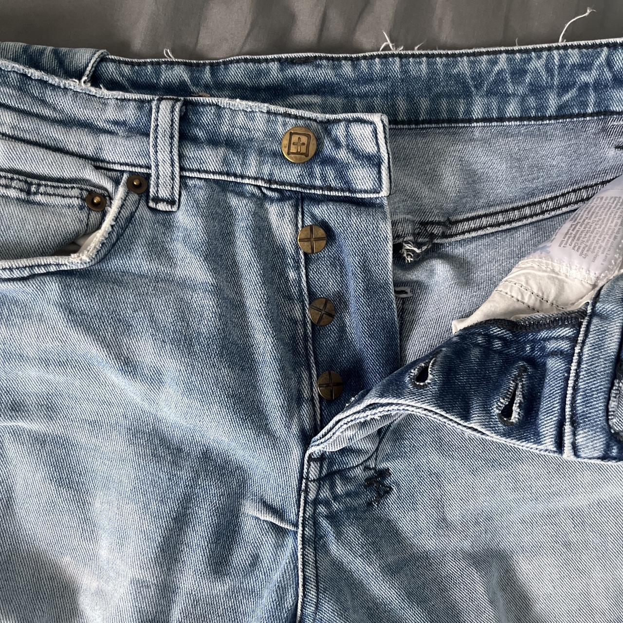 Ksubi Chitch Blue Ripped Denim Skinny | Depop