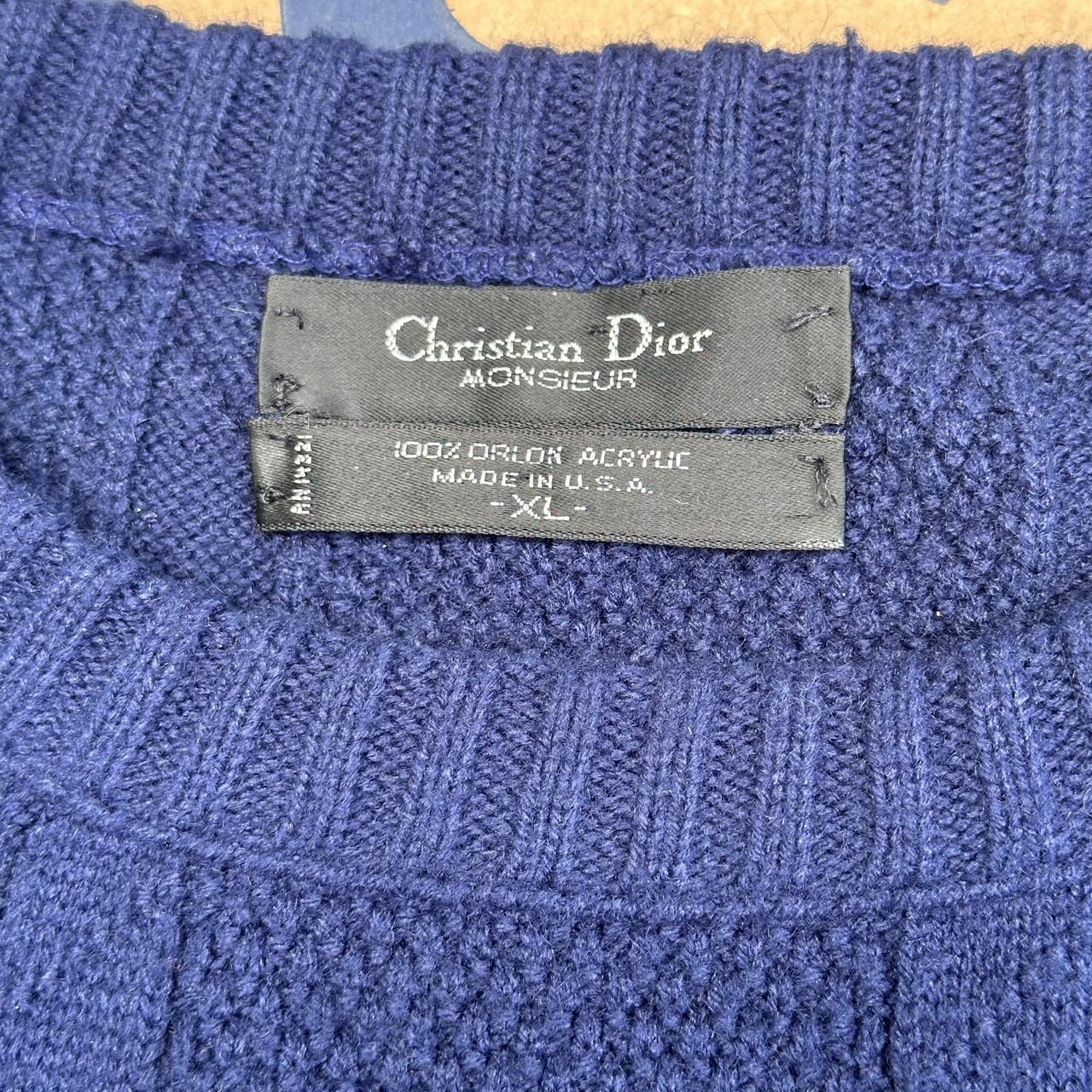 Christian Dior Monsieur ニット ターコイズブルー M Christian Dior Monsieur ニット ターコイズブルー M - メルカリ