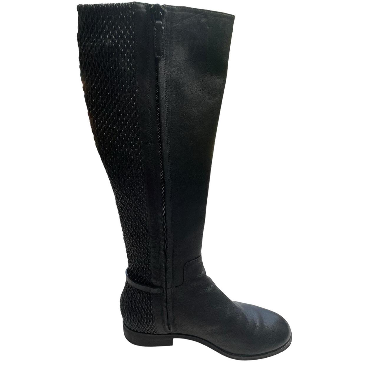 Cole haan black riding boots best sale