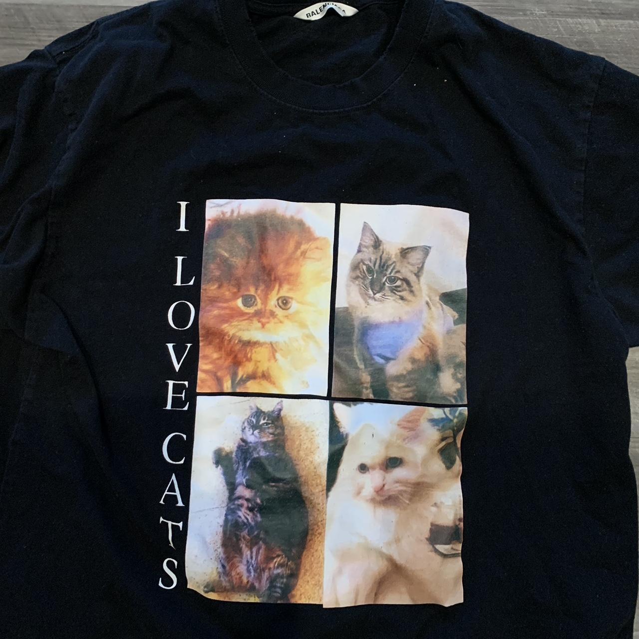 balenciaga cat shirt