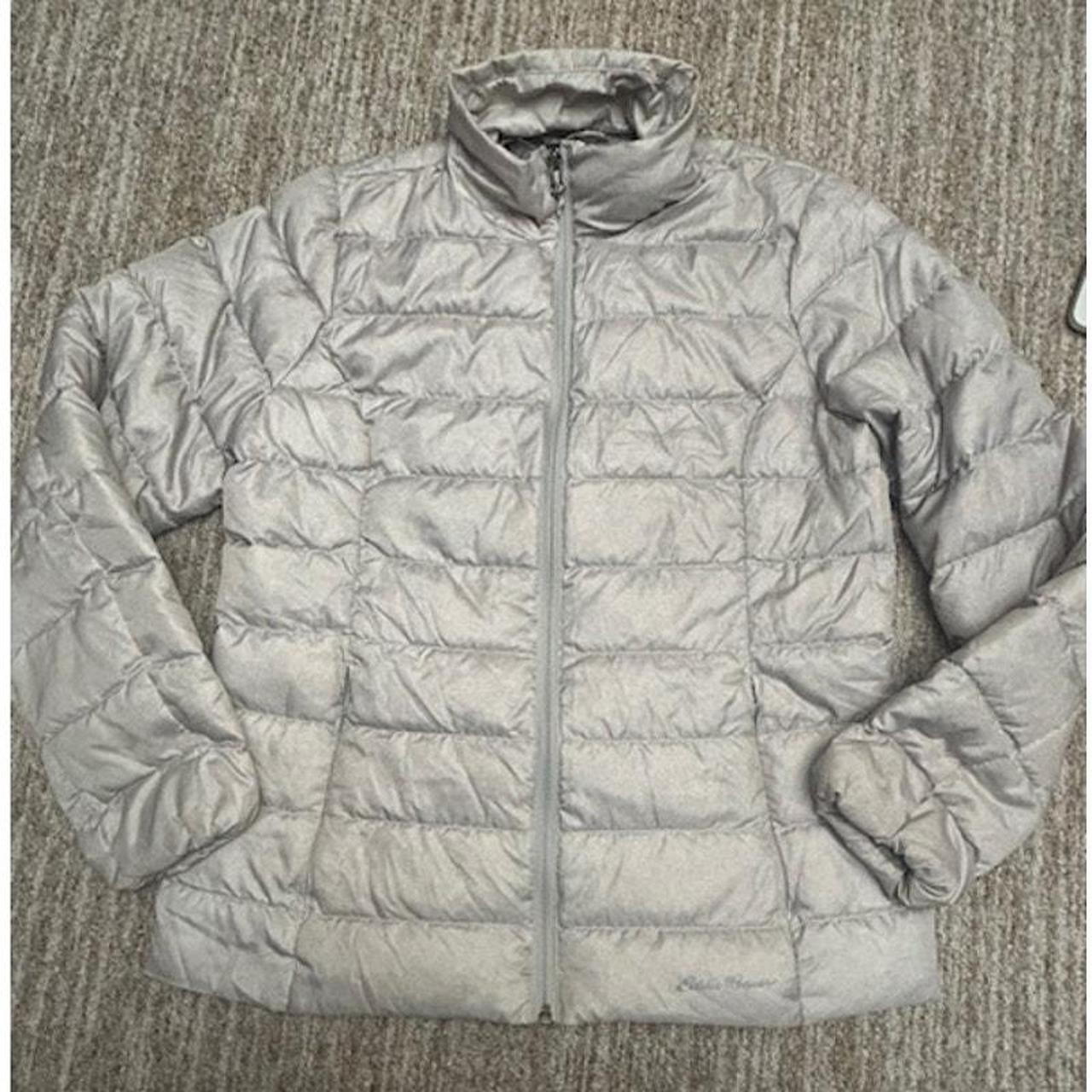 EDDIE BAUER EB 650 WOMEN DOWN QUILTED JACKET sold GREY SIZE 3X