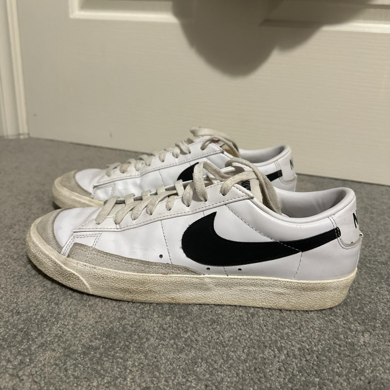 mens black nike blazers low