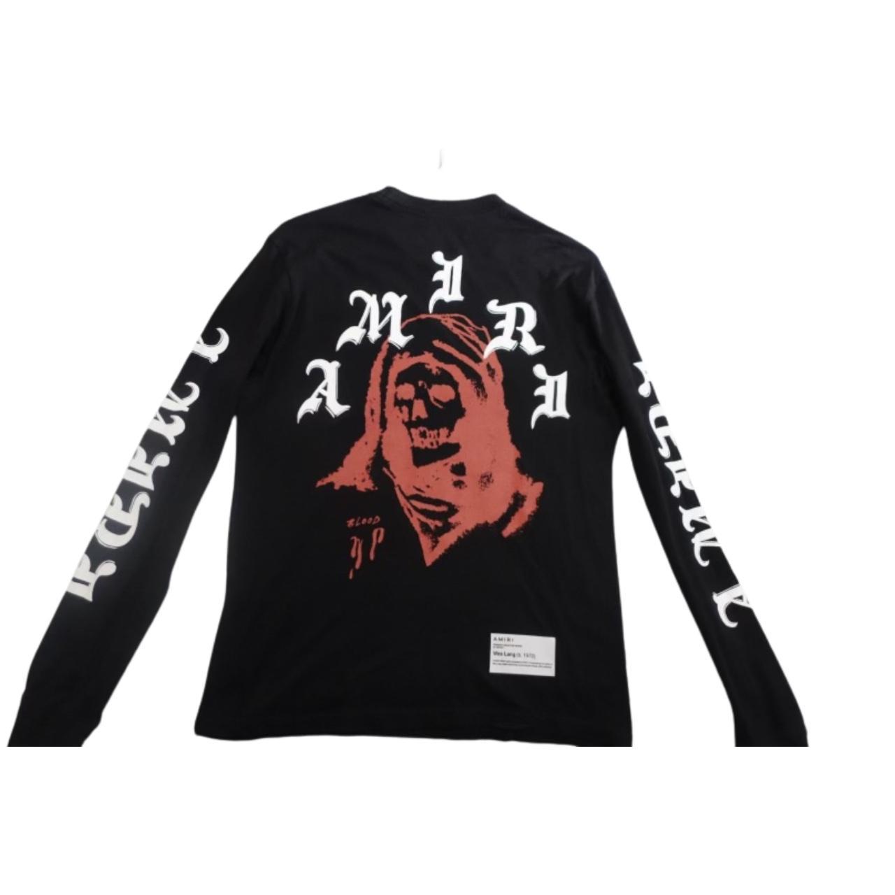 関税送料込◆AMIRI アミリ◆x Wes Lang コラボ Tシャツ AMIRI x Wes Lang Checker Skull T-Shirt Black Men's - SS23 - US