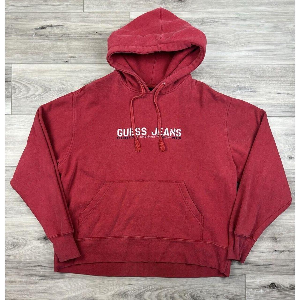 Guess fashion hoodie red