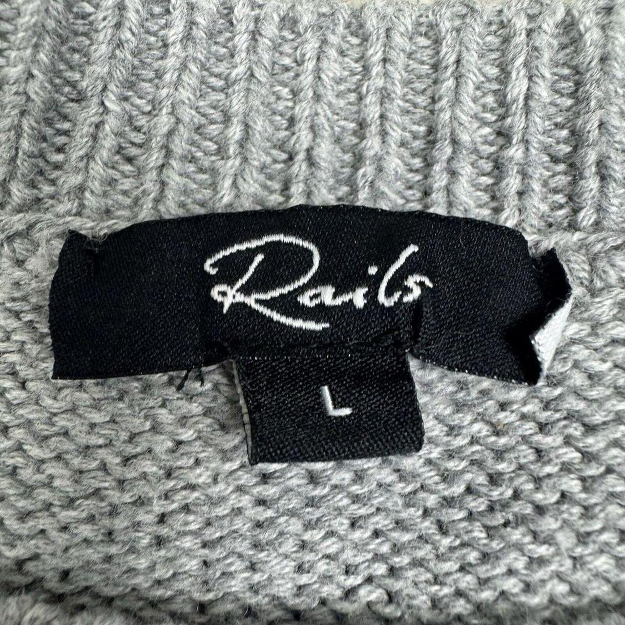 Rails Women's Sweater - Grey - L – Rails Percy Pe… - image 3