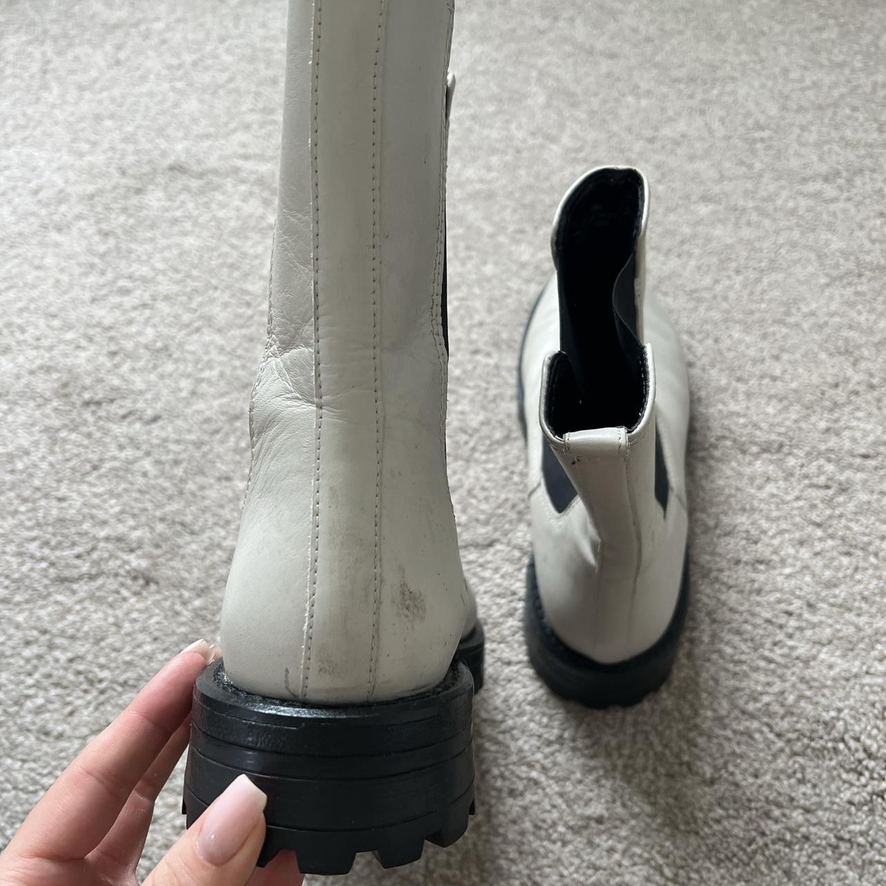 Marks and outlet spencer white boots