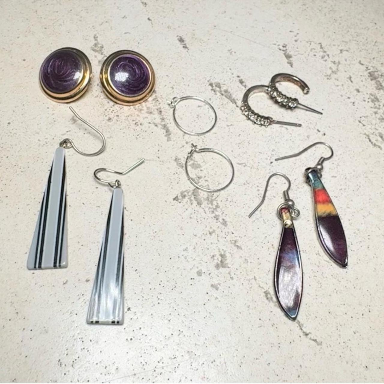 Women's Earrings - Multi/Silver – Assorted fashio… - image 1