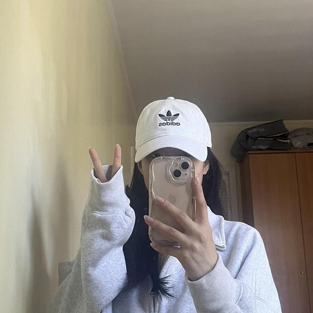 Girl with adidas cap online