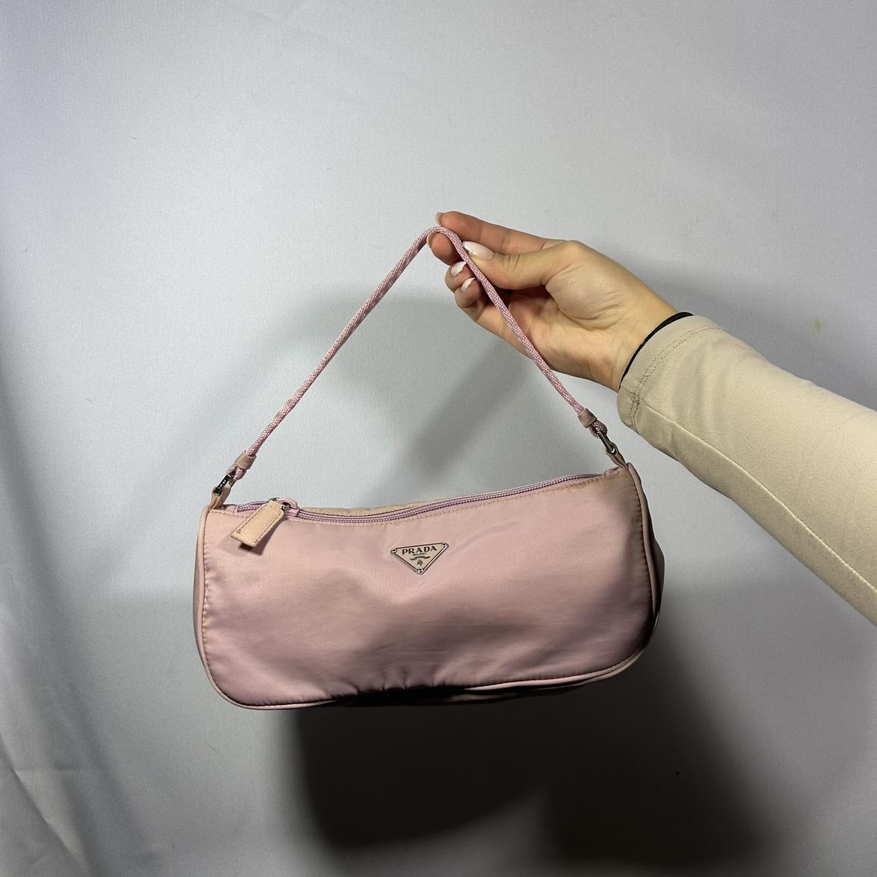 Authentic PRADA Pink Nylon Pouch Dm my instagram