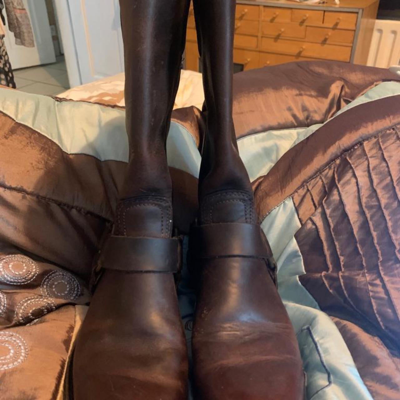 frye narrow calf boots