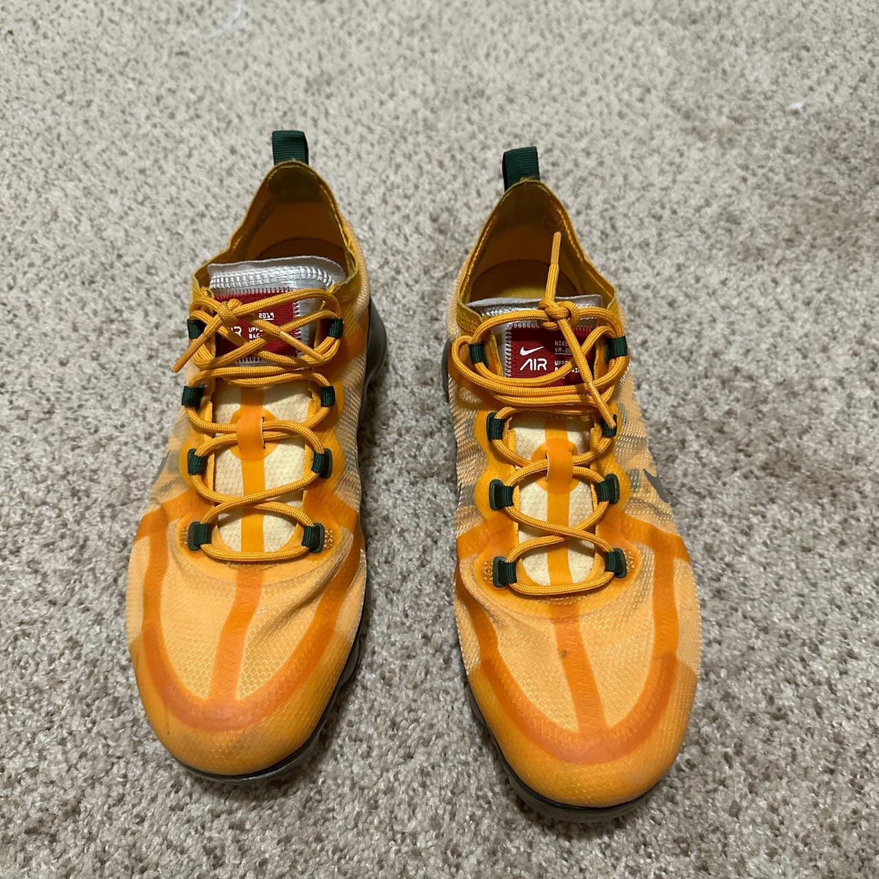 Nike Air VaporMax 2019 Canyon Gold No Box Used but. Depop